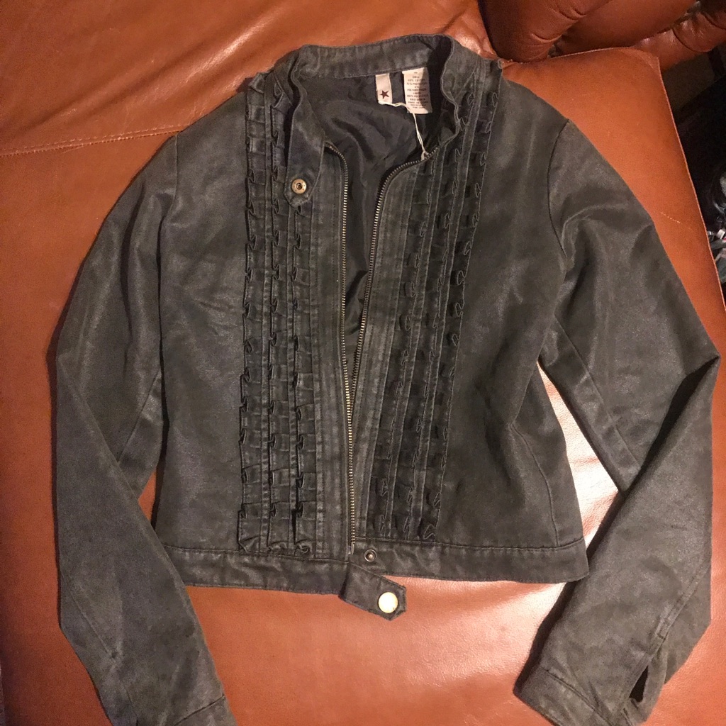 Polyester Suede-Like Jacket